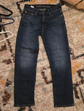 American Eagle Outfitters Men's Indigo Slim Straight Jeans